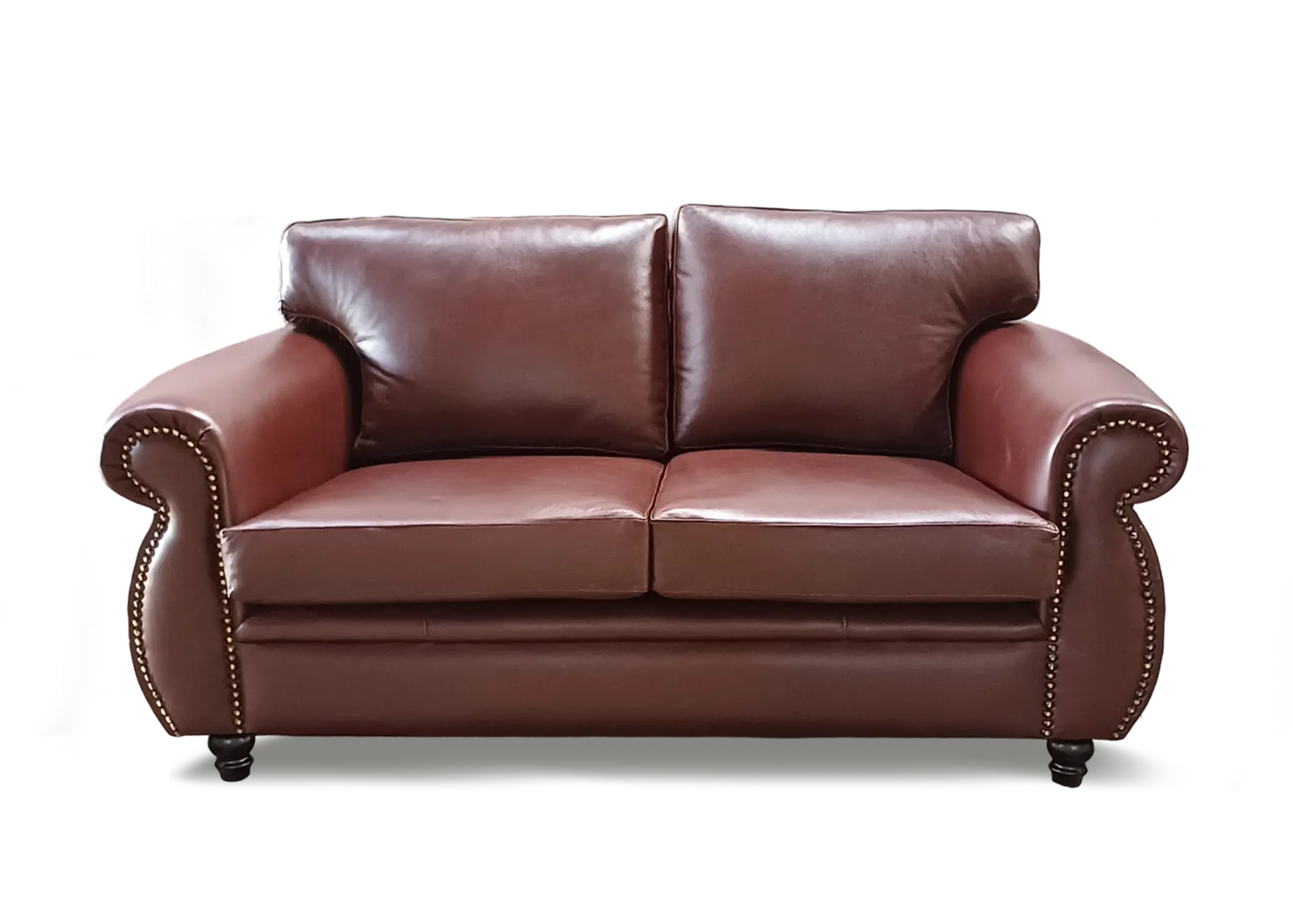 marvel 2 seater leather lounge suite